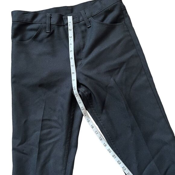 NWOT WRANGLER Black Straight Leg Mid Rise Pant 32 - Picture 7 of 9